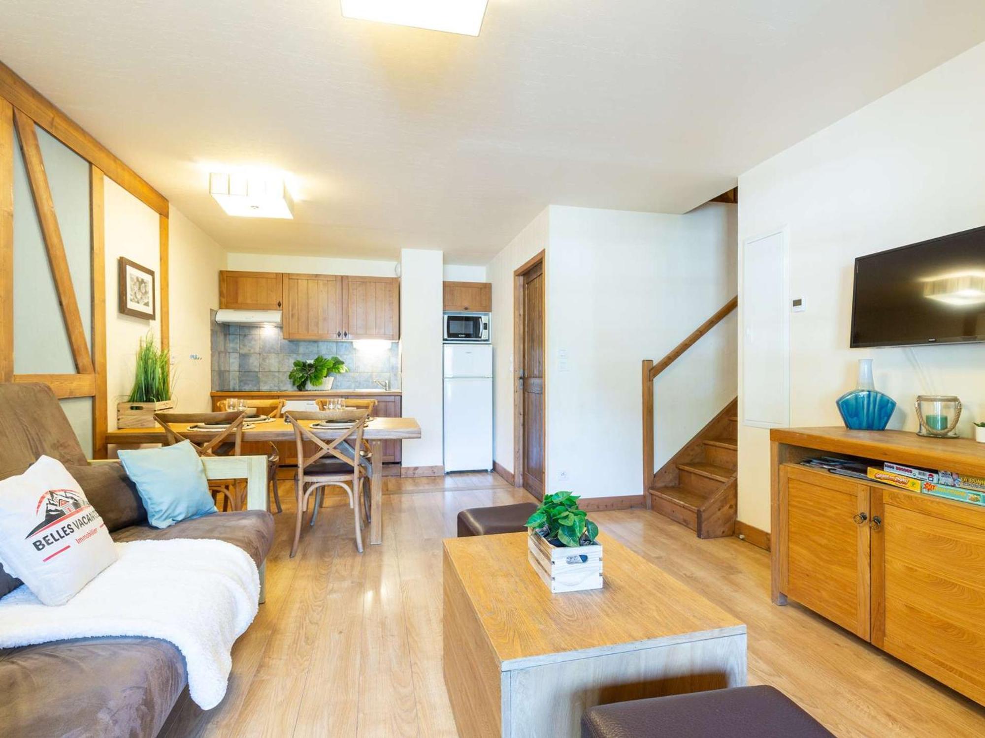 Appartement De 70 M² Au Centre-Ville Avec Piscine, Hammam, Sauna Et Balcon Bien Expose - Fr-1-296-392 Saint-Lary-Soulan Eksteriør billede
