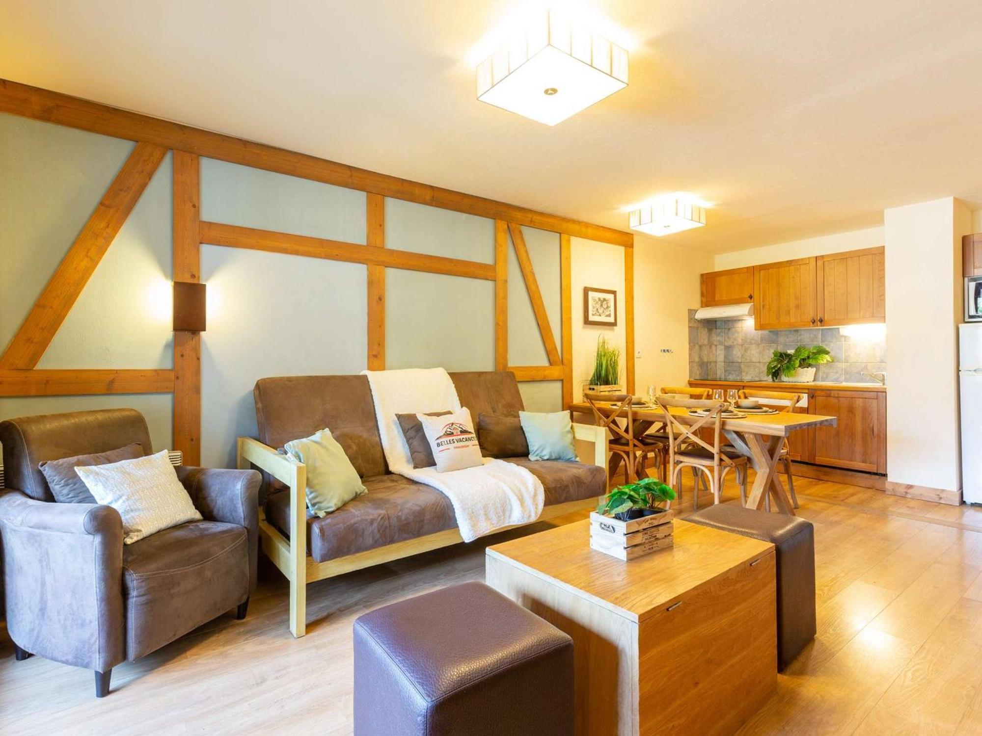Appartement De 70 M² Au Centre-Ville Avec Piscine, Hammam, Sauna Et Balcon Bien Expose - Fr-1-296-392 Saint-Lary-Soulan Eksteriør billede